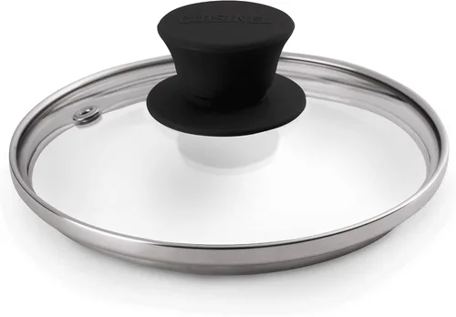 Vista 11 de Cuisinel Tapa de cristal – 6 pulgadas – Compatible con Lodge – Funda de repuesto templada totalmente montada – Apto para horno para sartenes – Para