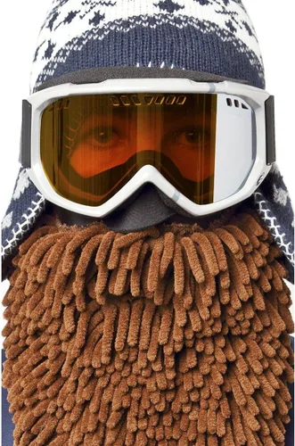 Vista 3 de Máscara de esquí Beardski marrón (Brown Mocha)