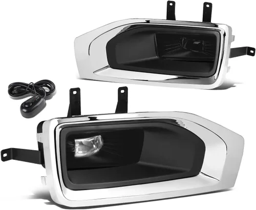 Vista 8 de DNA MOTORING FL-ZTL-263-AM Luz antiniebla LED con bisel e interruptor [compatible con Escalade 07-08 / Avalanche 07-13 / 07-15 Silverado]