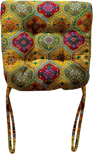 Vista 33 de vctops Cojines para silla de estilo rústico con estampado de pájaros y lazos Cojines para silla en forma de U suaves y cómodos Almohadillas