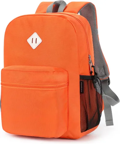 Vista 60 de Mochila para niños pequeños STEAMEDBUN para niños y niñas, mochila escolar para niños pequeños, Negro, 15 pulg., pequeña, Classic