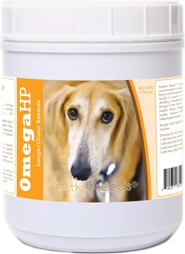 Vista 15 de Healthy Breeds Affenpinscher Omega HP - Masticables suaves para piel y pelaje, 60