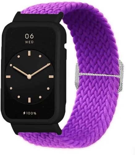 Vista 13 de Senter Correa de repuesto de liberación rápida de nailon suave para Huawei Band 7 pro Smart Watch