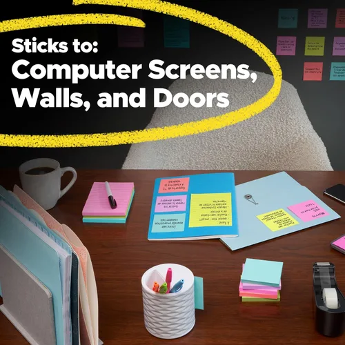 Vista 7 de Notas autoadhesivas Sticky Notes de Post-it, Amarillo canario