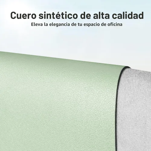 Vista 2 de Aothia - Protector de escritorio de cuero sintético grande, base antideslizante para mouse y superficie para escribir, impermeable, fácil de Agua
