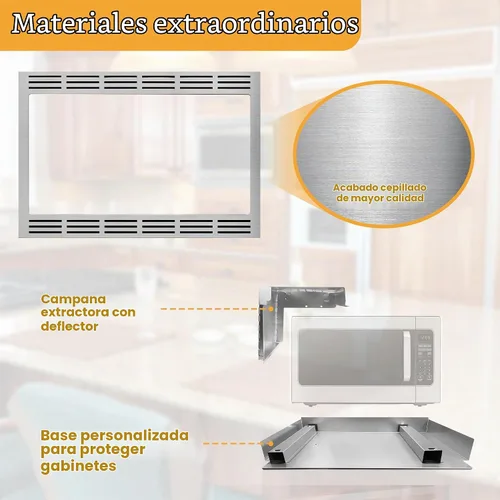 Vista 4 de Kit de molduras de microondas NN-TK922SS de 27 pulgadas para horno