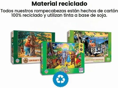 Vista 6 de MasterPieces Rompecabezas navideño de 100 piezas para niños, The Polar Express, 14 x 19 pulgadas