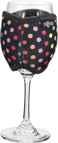 Vista 2 de Oenophilia Vino Hug - Dije de neopreno para copa de vino, Neofreno