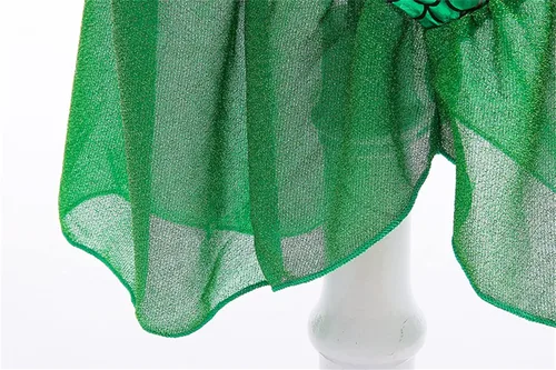 Vista 5 de Disfraz de sirena para niñas 2023, vestido de fiesta de princesa sirena