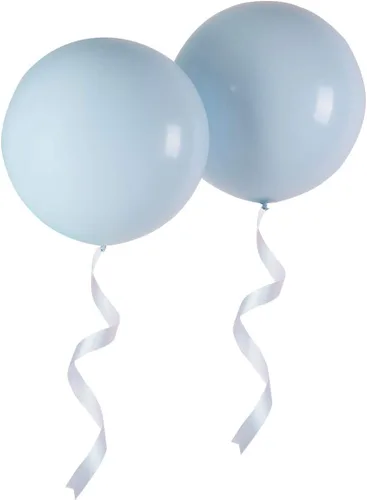Vista 30 de Globos redondos gigantes de 24 pulgadas, paquete de 10 globos de látex negro para sesiones de fotos, bodas, baby shower, decoraciones de fiesta
