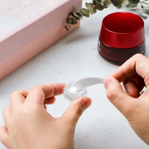 Vista 5 de Jinei 500 recipientes de muestra de 0.1 fl oz con tapas, tarros cosméticos