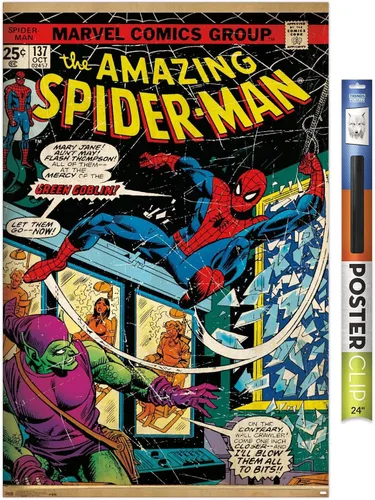 Vista 16 de Trends International Marvel Comics - Spider-Man - Portada #137 Póster de pared, 22.375" x 34", versión premium sin marco