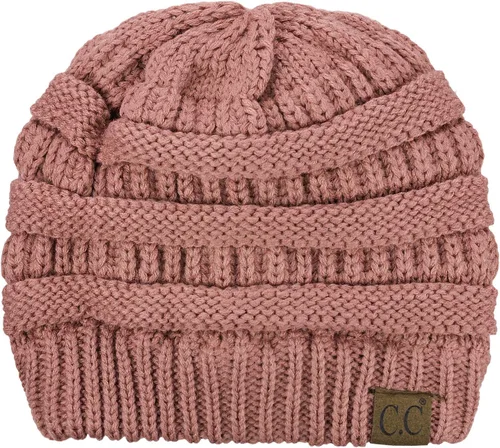 Vista 615 de C.C Trendy Warm Chunky Soft Stretch Cable Knit Beanie