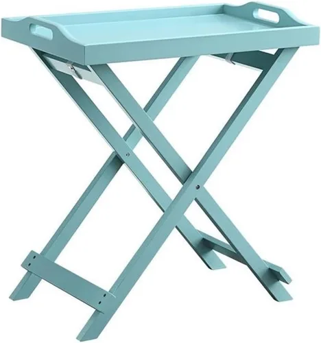Vista 11 de Convenience Concepts Mesa plegable con cajón Negro
