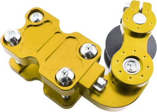 Vista 9 de Accesorios universales modificados para motocicleta, regulador de aleación de aluminio CNC, nuevo ajustador automático, tensor de cadena de rueda