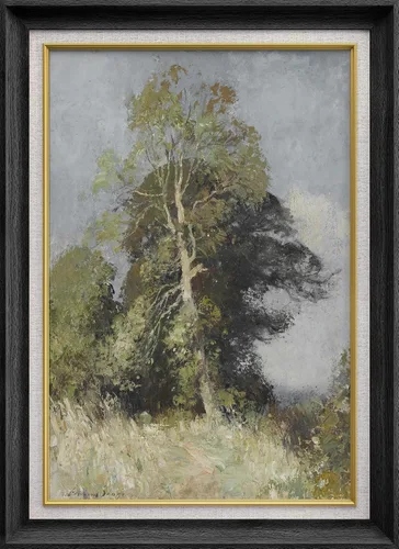 Vista 30 de SIGNWIN Arte de marco de alta calidad, elegante, vintage, ilustraciones de dibujo de árbol, arte fino, arte tradicional icónico para sala de estar