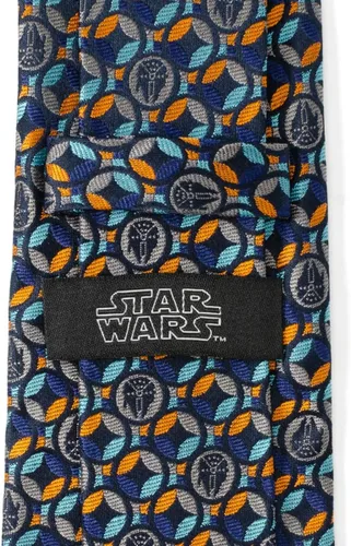 Vista 5 de Corbata Falcon Motif Azul Marino Hombre, Multi