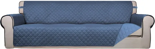 Vista 188 de PureFit - Funda de sofá acolchada reversible, protector de muebles impermeable, funda de sofá lavable con espuma antideslizante y correas elásticas