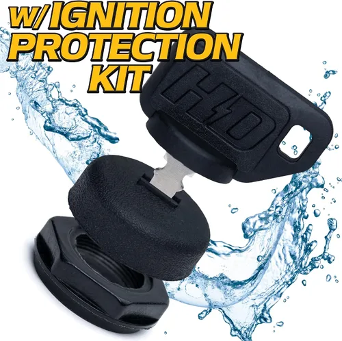 Vista 2 de HD Switch Sustituye a Briggs & Stratton 692318 - Interruptor de llave de encendido de arranque, actualización de protección dual, 3 llaves