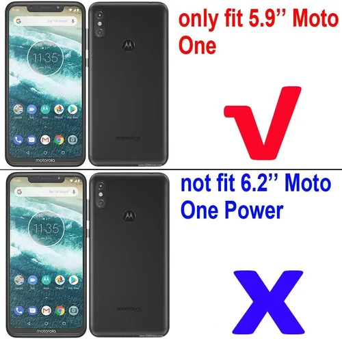 Vista 2 de MaiJin Funda para Motorola Moto One (5.9 pulgadas) Soft TPU Gel Bumper Transparente Cubierta Trasera