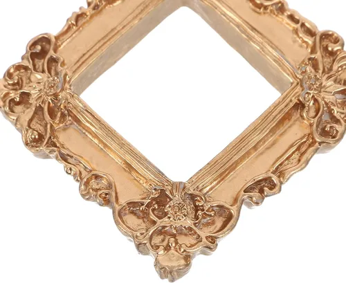 Vista 3 de Levemolo Mini Antique Resin Picture Frames 10pcs Vintage Golden DIY Craft