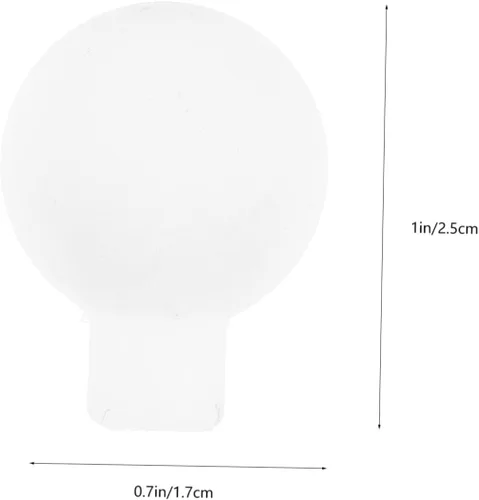 Vista 9 de DOITOOL 100 piezas de accesorios de hadas de cadena Miniture Decoración Mini lámpara pantalla pantalla pantalla reemplazo bombilla cubierta luces