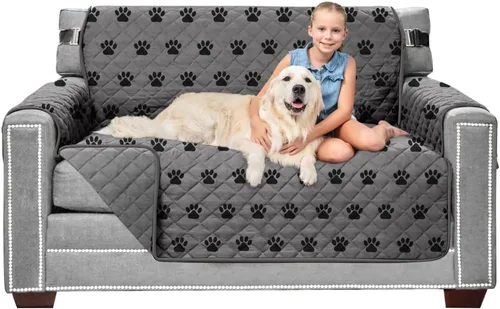 Vista 25 de Sofa Shield - Funda para sofá Loveseat con correa patentada, protector de cojín, funda reversible diseñada en EE. UU. resistente a manchas
