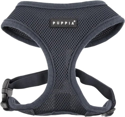 Vista 15 de Puppia Arnés suave para perro, sin estrangulamiento, sobre la cabeza, malla transpirable de triple capa, cinturón ajustable en el pecho y hebilla