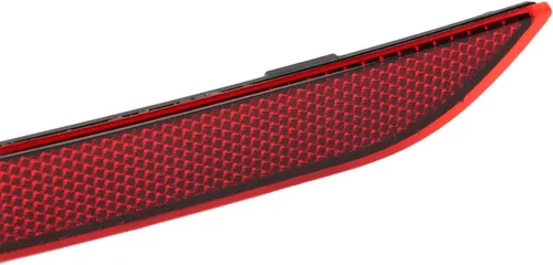 Vista 6 de Reflector de parachoques trasero para 2020 a 2023, luz reflector trasera de coche de lente roja, repuesto de luces de parachoques trasero