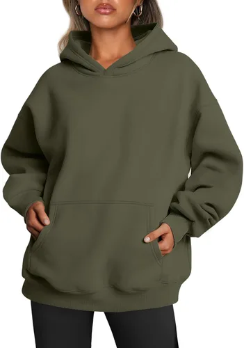 Vista 14 de Trendy Queen Womens Hoodies Oversized Sweatshirt Blanco