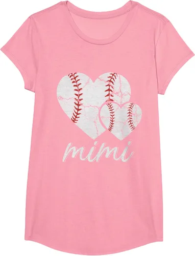 Vista 83 de Camiseta de béisbol Mimi para el Día de la Madre, Negro, S