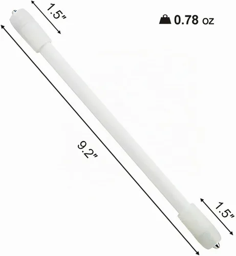 Vista 5 de Penspinning - Bolígrafos de viaje Mod Pen Spinning Mods Spinner Spin Stick antideslizante para principiantes, color blanco Negro