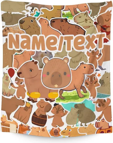 Vista 18 de Mantas temáticas de animales para niños, tamaño regazo de 30 x 40 pulgadas, manta de felpa suave y peluda para regalo, mantas negras para cama, sofá