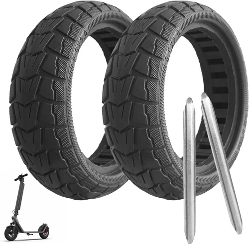 Vista 7 de 2 Pack 50/75-6.1 Off-road Solid Tire, 8 1/2 x2 8.5x2 Scooter tire