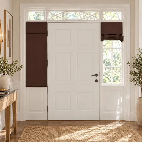 Vista 36 de Deconovo - Cortinas opacas para puerta francesa para ventana de puerta Gris oscuro