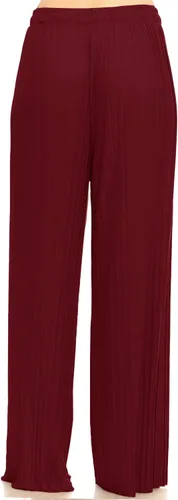 Vista 10 de Pantalones Palazzo para mujer, pantalones culottes sólidos y a rayas
