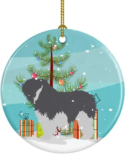Vista 23 de Caroline's Treasures Cavalier King Charles Spaniel - Adorno de cerámica para árbol de Navidad, decoración colgante para el hogar, Navidad, fiestas
