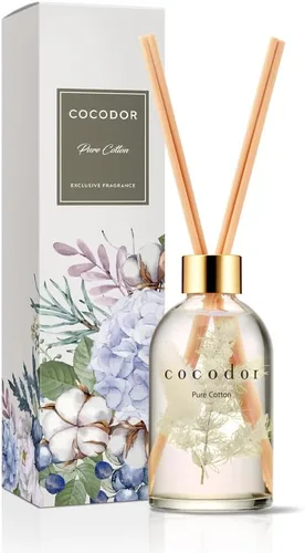 Vista 34 de COCODOR - Juego de difusor de varillas de junco, 3.4 onzas, difusor de aroma de brisa de abril con varillas, fragancia para el hogar, decoración