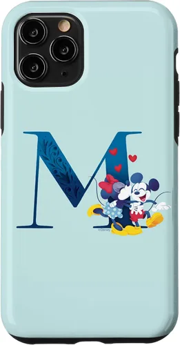 Vista 26 de iPhone 11 Pro Max Disney Alphabet Monogram Letter M para Funda de Mickey y Minnie Mouse