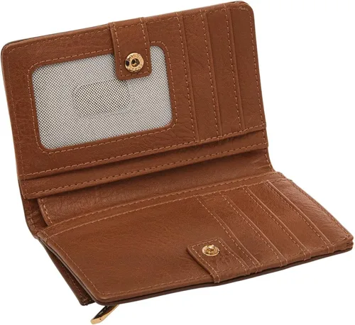 Vista 3 de Fossil Cartera plegable multifunción de cuero Liza para mujer
