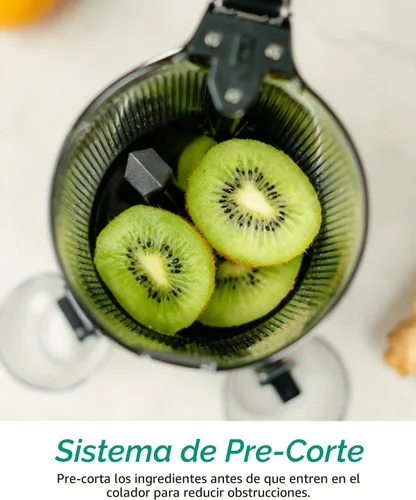 Vista 9 de Canoly Exprimidor de prensa fría 3 en 1 C09, hace jugo, sorbete y leche