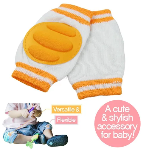 Vista 3 de 3 pares de rodilleras para gatear – Protector de seguridad ajustable transpirable impermeable, rodilleras elásticas para bebés, niños pequeños
