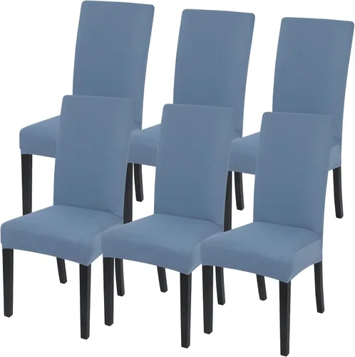 Vista 92 de SearchI Juego de 2 fundas elásticas para sillas Parsons de comedor, fundas elásticas con estampado de elastano, extraíbles, lavables, fundas