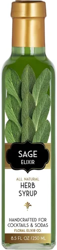 Vista 6 de Floral Elixir Co. - Jarabe de hierbas naturales para cócteles y refrescos, 8.5 onzas (hoja de laurel especiada)