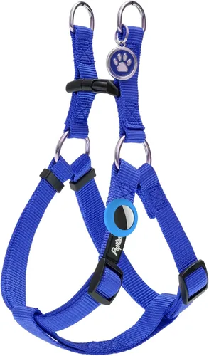 Vista 15 de Pupteck - Arnés para perros sin jalar, suave, ajustable, de nailon, talla básica, chaleco para cachorro, para caminar al aire libre con etiqueta
