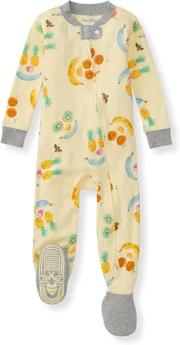 Vista 54 de Burt's Bees Baby - Pijamas para bebés y niñas, con cremallera frontal, con pies cerrados antideslizante, 100 % algodón orgánico Guitarra acústica.