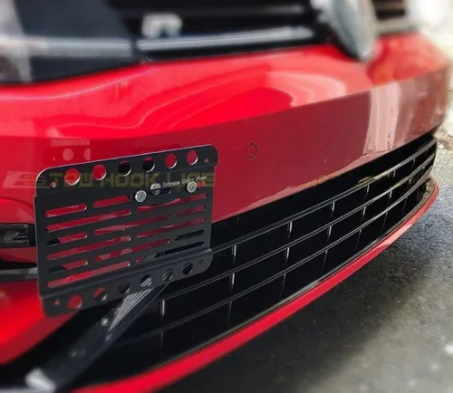 Vista 6 de Para 12-up McLaren 12 C con PDC Frente remolque Gancho License Plate w/Extension Bracket