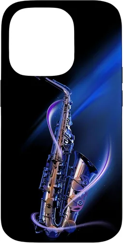 Vista 17 de Funda para iPhone 16 Minimalist Saxophone Style PC Saxophonist Lover