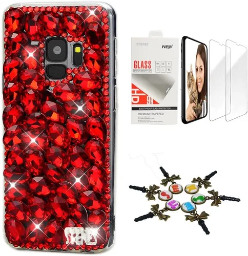 Vista 15 de Bling Case SSSGCDwSPSeries-44 - Funda con diseño 3D hecho a mano, 100 + cristales brillantes