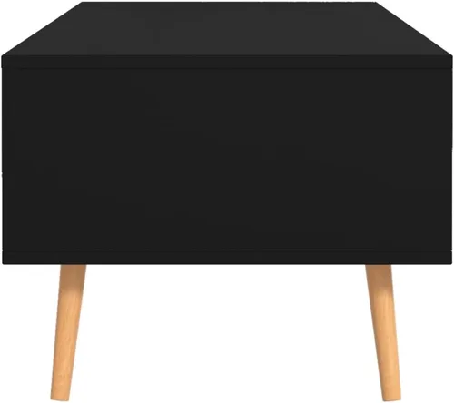Vista 6 de Coffee Table Black 39.4x19.5 x16.9 Engineered Wood Living Room Center Table End Tables Living Tables Mesa De Centro para Sala for Bedroom Dining
